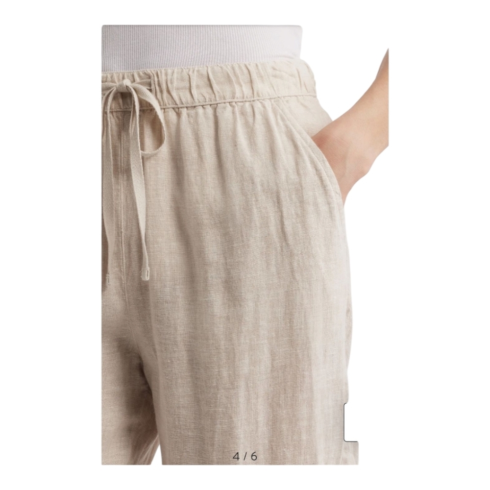 NWOT Caslon [XL] Easy Straight Leg Linen Pants - Picture 4 of 6
